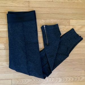 Komarov Grey Ankle Zip Leggings